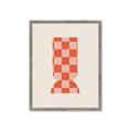Picture of Mosaic of Peach Vase _GroupedProduct_Rectangle_Portrait_Framed_Matted_