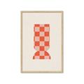 Picture of Mosaic of Peach Vase _GroupedProduct_Rectangle_Portrait_Framed_Matted_