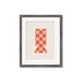 Picture of Mosaic of Peach Vase _GroupedProduct_Rectangle_Portrait_Framed_Matted_
