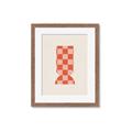 Picture of Mosaic of Peach Vase _GroupedProduct_Rectangle_Portrait_Framed_Matted_