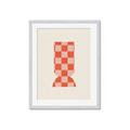 Picture of Mosaic of Peach Vase _GroupedProduct_Rectangle_Portrait_Framed_Matted_