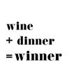 Picture of Wine Dinner Winner _GroupedProduct_Rectangle_Portrait_Unframed_Print_Only_
