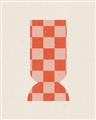 Picture of Mosaic of Peach Vase _GroupedProduct_Rectangle_Portrait_Unframed_Print_Only_