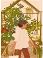 Picture of Dreamy Orchard Dalliance _GroupedProduct_Rectangle_Portrait_Unframed_Print_Only_