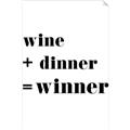Picture of Wine Dinner Winner _GroupedProduct_Rectangle_Portrait_Unframed_Print_Only_