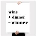 Picture of Wine Dinner Winner _GroupedProduct_Rectangle_Portrait_Canvas_