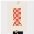 Picture of Mosaic of Peach Vase _GroupedProduct_Rectangle_Portrait_Canvas_