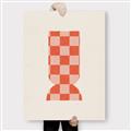 Picture of Mosaic of Peach Vase _GroupedProduct_Rectangle_Portrait_Canvas_