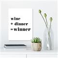 Picture of Wine Dinner Winner _GroupedProduct_Rectangle_Portrait_Canvas_