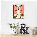 Picture of Peachy Elegance _GroupedProduct_Rectangle_Portrait_Canvas_Framed_