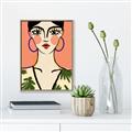 Picture of Peachy Elegance _GroupedProduct_Rectangle_Portrait_Canvas_Framed_