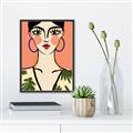 Picture of Peachy Elegance _GroupedProduct_Rectangle_Portrait_Canvas_Framed_