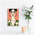 Picture of Peachy Elegance _GroupedProduct_Rectangle_Portrait_Canvas_Framed_