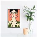 Picture of Peachy Elegance _GroupedProduct_Rectangle_Portrait_Canvas_Framed_