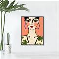 Picture of Peachy Elegance _GroupedProduct_Rectangle_Portrait_Canvas_Framed_
