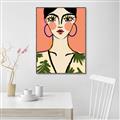 Picture of Peachy Elegance _GroupedProduct_Rectangle_Portrait_Canvas_Framed_