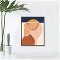 Picture of Figurative Half Face _GroupedProduct_Rectangle_Portrait_Canvas_Framed_