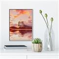 Picture of Tranquil Landscape Tapestry _GroupedProduct_Rectangle_Portrait_Canvas_Framed_