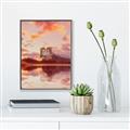 Picture of Tranquil Landscape Tapestry _GroupedProduct_Rectangle_Portrait_Canvas_Framed_