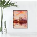 Picture of Tranquil Landscape Tapestry _GroupedProduct_Rectangle_Portrait_Canvas_Framed_
