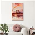Picture of Tranquil Landscape Tapestry _GroupedProduct_Rectangle_Portrait_Canvas_Framed_