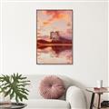 Picture of Tranquil Landscape Tapestry _GroupedProduct_Rectangle_Portrait_Canvas_Framed_