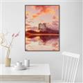 Picture of Tranquil Landscape Tapestry _GroupedProduct_Rectangle_Portrait_Canvas_Framed_