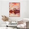 Picture of Tranquil Landscape Tapestry _GroupedProduct_Rectangle_Portrait_Canvas_Framed_