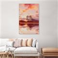 Picture of Tranquil Landscape Tapestry _GroupedProduct_Rectangle_Portrait_Canvas_Framed_