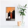 Picture of Still Life Symphony in Peach _GroupedProduct_Rectangle_Portrait_Canvas_Framed_