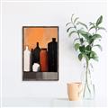 Picture of Still Life Symphony in Peach _GroupedProduct_Rectangle_Portrait_Canvas_Framed_