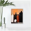 Picture of Still Life Symphony in Peach _GroupedProduct_Rectangle_Portrait_Canvas_Framed_