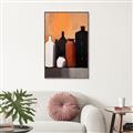 Picture of Still Life Symphony in Peach _GroupedProduct_Rectangle_Portrait_Canvas_Framed_