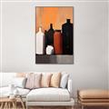 Picture of Still Life Symphony in Peach _GroupedProduct_Rectangle_Portrait_Canvas_Framed_