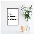 Picture of Wine Dinner Winner _GroupedProduct_Rectangle_Portrait_Canvas_Framed_