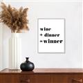 Picture of Wine Dinner Winner _GroupedProduct_Rectangle_Portrait_Canvas_Framed_