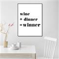 Picture of Wine Dinner Winner _GroupedProduct_Rectangle_Portrait_Canvas_Framed_