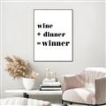 Picture of Wine Dinner Winner _GroupedProduct_Rectangle_Portrait_Canvas_Framed_