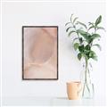 Picture of Peach Palette Bubbles _GroupedProduct_Rectangle_Portrait_Canvas_Framed_