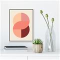 Picture of Dreamy Peach Serenade _GroupedProduct_Rectangle_Portrait_Canvas_Framed_