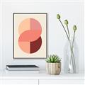 Picture of Dreamy Peach Serenade _GroupedProduct_Rectangle_Portrait_Canvas_Framed_