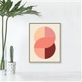 Picture of Dreamy Peach Serenade _GroupedProduct_Rectangle_Portrait_Canvas_Framed_
