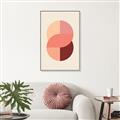 Picture of Dreamy Peach Serenade _GroupedProduct_Rectangle_Portrait_Canvas_Framed_
