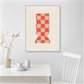 Picture of Mosaic of Peach Vase _GroupedProduct_Rectangle_Portrait_Canvas_Framed_