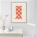 Picture of Mosaic of Peach Vase _GroupedProduct_Rectangle_Portrait_Canvas_Framed_