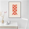Picture of Mosaic of Peach Vase _GroupedProduct_Rectangle_Portrait_Canvas_Framed_