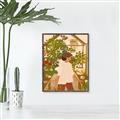 Picture of Dreamy Orchard Dalliance _GroupedProduct_Rectangle_Portrait_Canvas_Framed_