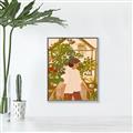 Picture of Dreamy Orchard Dalliance _GroupedProduct_Rectangle_Portrait_Canvas_Framed_