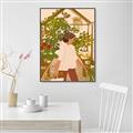 Picture of Dreamy Orchard Dalliance _GroupedProduct_Rectangle_Portrait_Canvas_Framed_