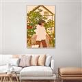 Picture of Dreamy Orchard Dalliance _GroupedProduct_Rectangle_Portrait_Canvas_Framed_